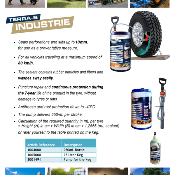 TERRA-S FILLING PUMP 25l